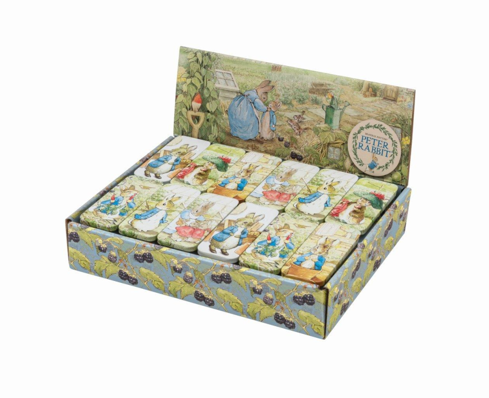 Peter Rabbit Blikkboks Liten Avlang Stil i Peter Rabbit Blikkboks Liten Avlang Stil i